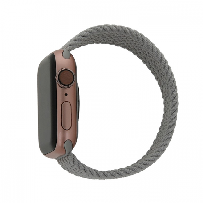 Devia - Devia Apple Watch (42/44/45/49mm) Armband Elastic S - Ljusgr