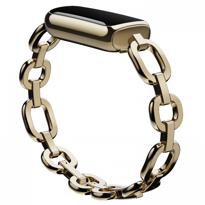 Fitbit - FITBIT Luxe, Special Edition Gorjana Soft Gold/Peony