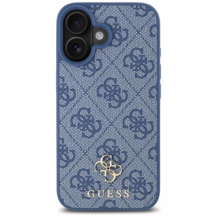 Guess - Guess iPhone 16 Mobilskal MagSafe HC PU 4G Small Classic - Bl