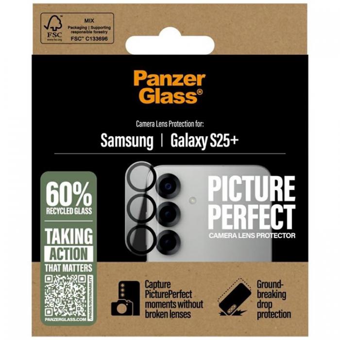 PanzerGlass - PanzerGlass Galaxy S25 Plus Kameralinsskydd Hrdat Glas Picture Perfect