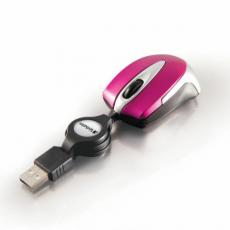 Verbatim - Verbatim Optisk Mus USB-A 1000 dpi Go Mini - Hot Pink