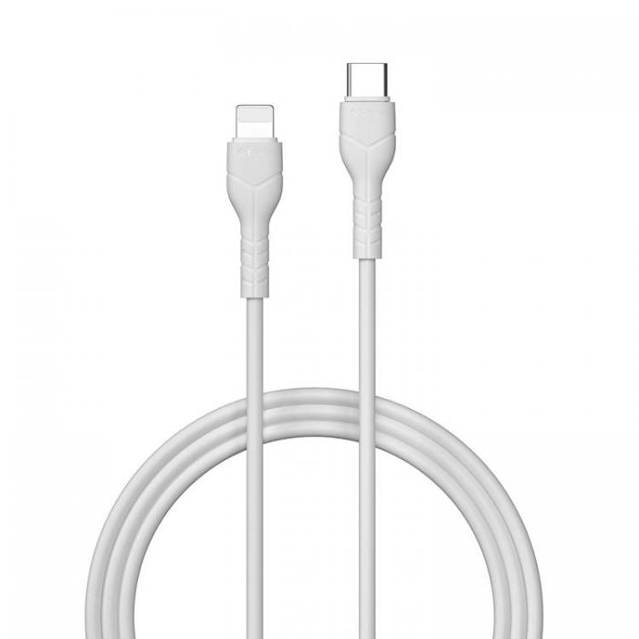 Devia - Devia USB-C till Lightning kabel 27W 1m 3A Kintone EC150 Vit