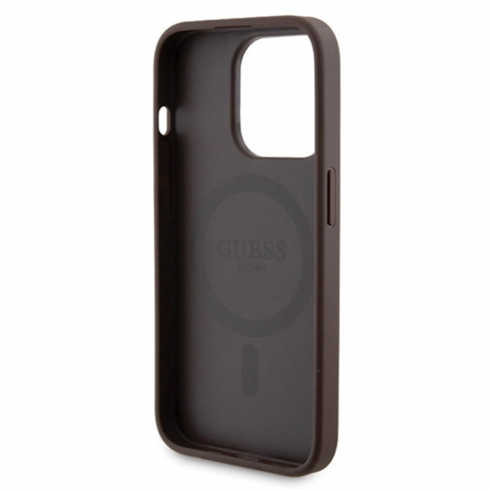 Guess - Guess iPhone 15 Pro Mobilskal Med Powerbank 5000mAh Magsafe Metal Logo