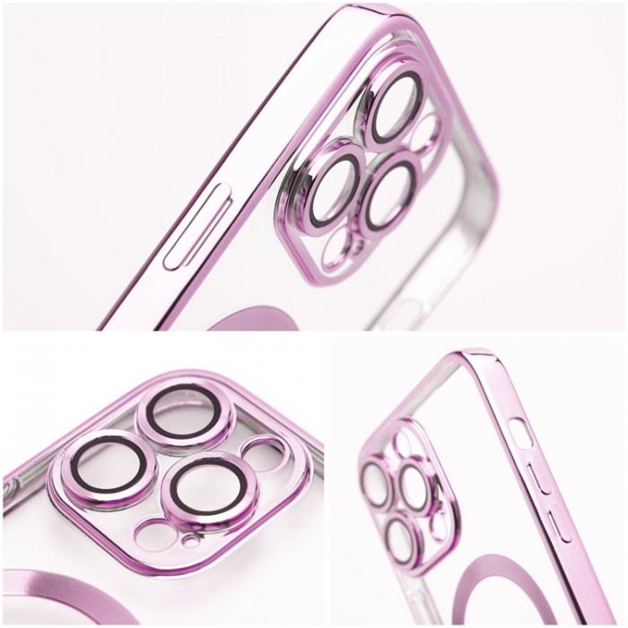 A-One Brand - iPhone 15 Mobilskal MagSafe Electro - Rose Guld