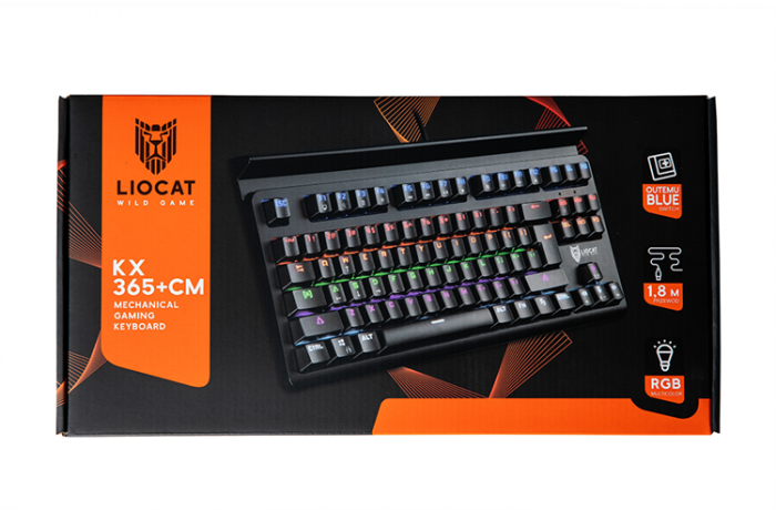 Liocat - Liocat Gaming Tangentbord KX 365+ C Mekanisk qwerty outemu - Svart