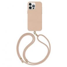 UNIQ - UNIQ iPhone 15 Pro Max Halsbandsskal Magsafe Coehl Muse - Nude