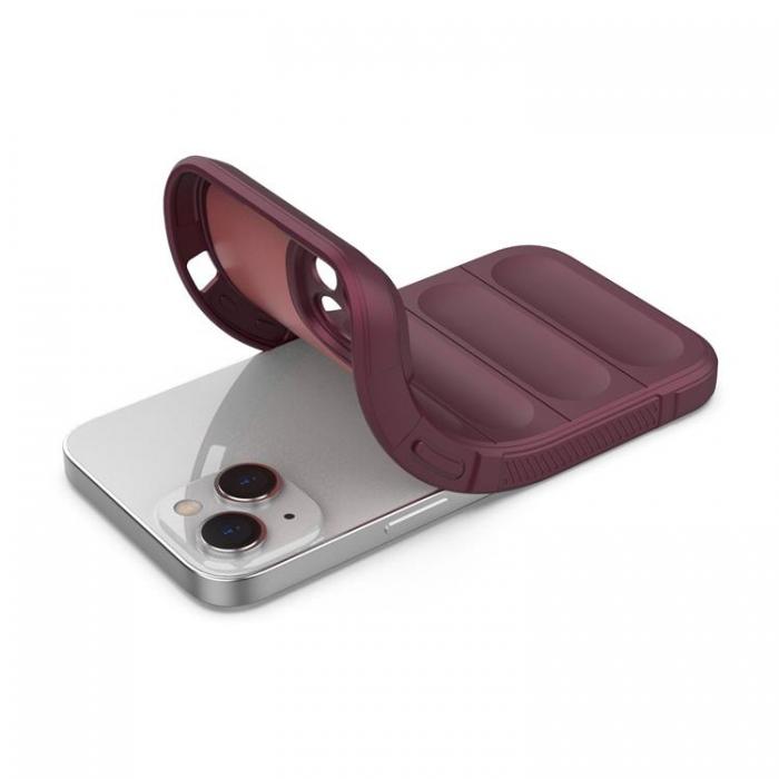 A-One Brand - iPhone 14 Plus Skal Magic Shield Flexible Armored - Burgundy