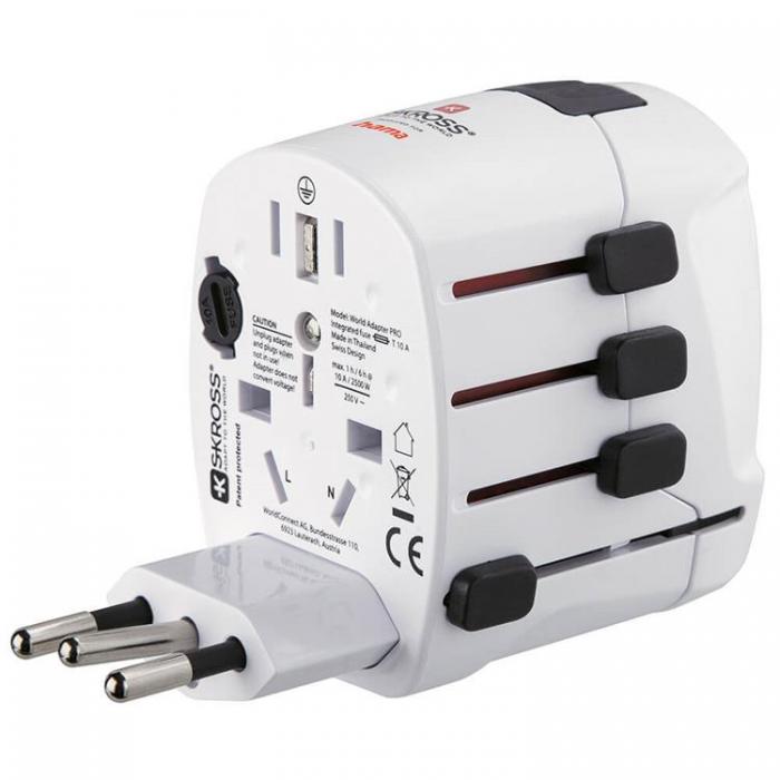 Hama - HAMA Reseadapter Vrlden Pro EU-WORLD 3-stift