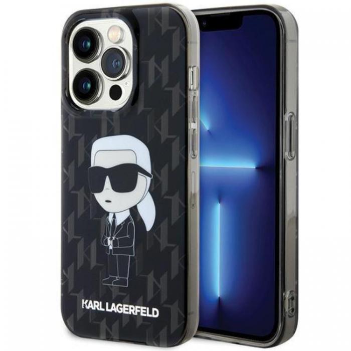 KARL LAGERFELD - KARL LAGERFELD iPhone 15 Pro Mobilskal Monogram Ikonik - Transparent