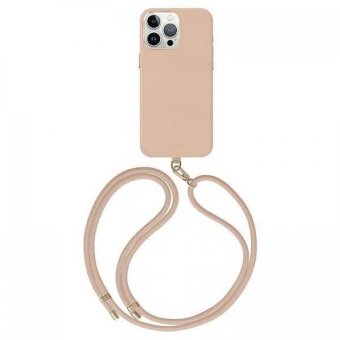 UNIQ - UNIQ iPhone 15 Pro Max Halsbandsskal Magsafe Coehl Muse - Nude