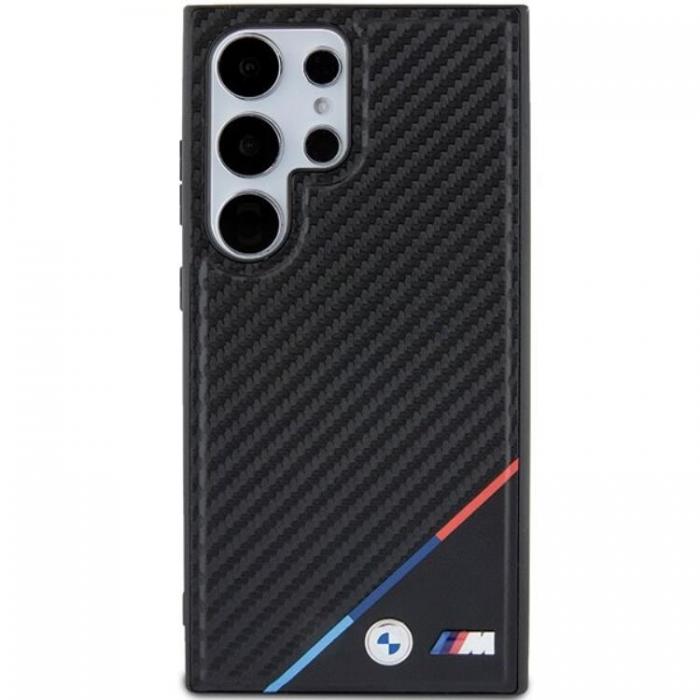 BMW - BMW Galaxy S24 Ultra Mobilskal MagSafe Carbon Tricolor Line