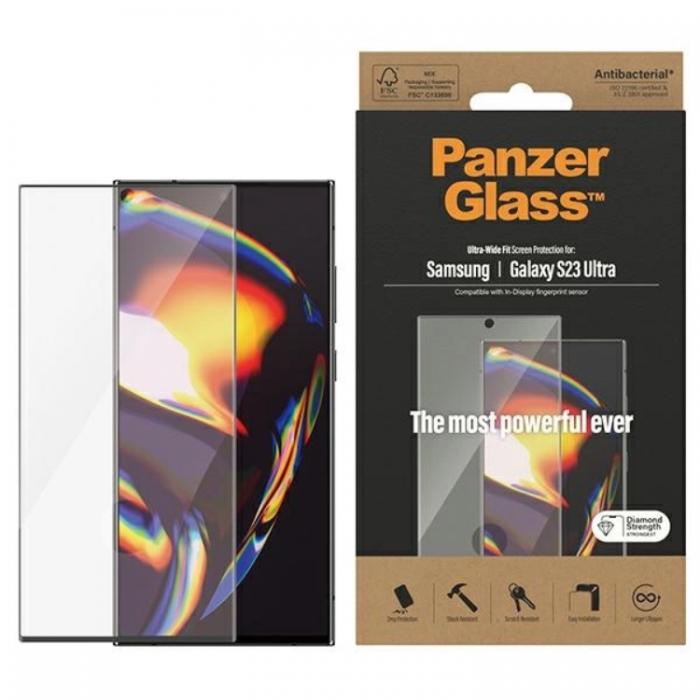 PanzerGlass - SAFE By PanzerGlass Galaxy S23 Ultra Hrdat glas Skrmskydd