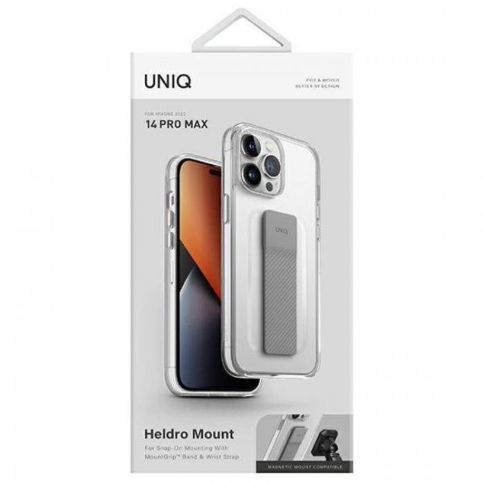 UNIQ - UNIQ iPhone 14 Pro Max Skal Heldro Mount - Transparent/Lucent Clear