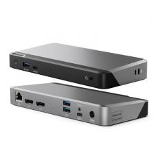 ALOGIC - ALOGIC PRIME DX2 Dock - Universell Dockningsstation Med Dubbla 4K Och 65W PD