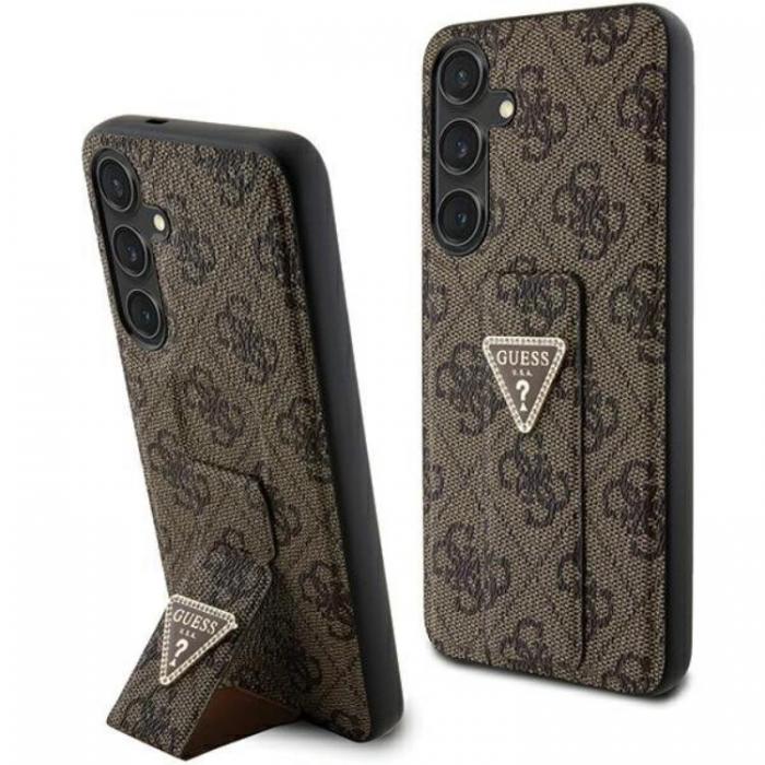 Guess - Guess Galaxy S24 Ultra Mobilskal Grip Stand Triangle Strass