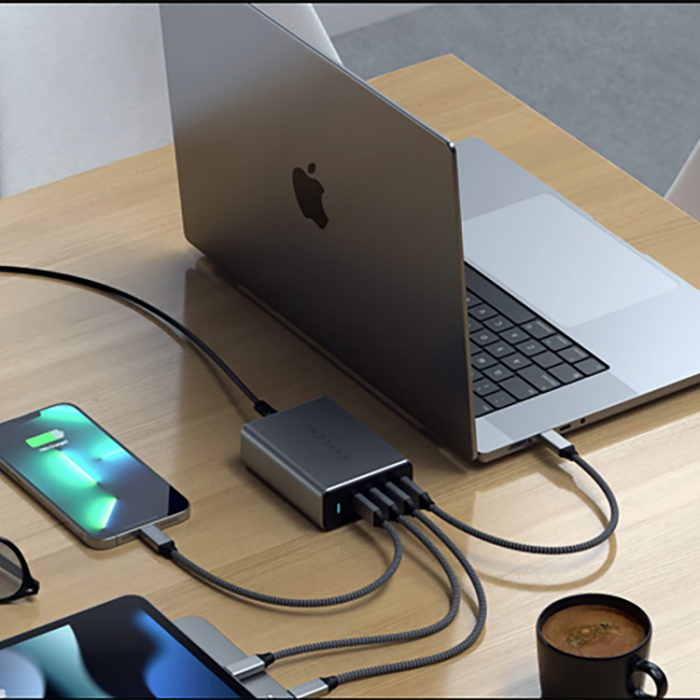 Satechi - Satechi 165W GaN PD Laddare med 4 USB-C Uttag