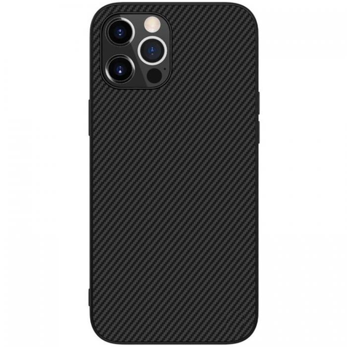 Nillkin - Nillkin iPhone 12 Pro Max Skal Synthetic Fiber Armored - Svart