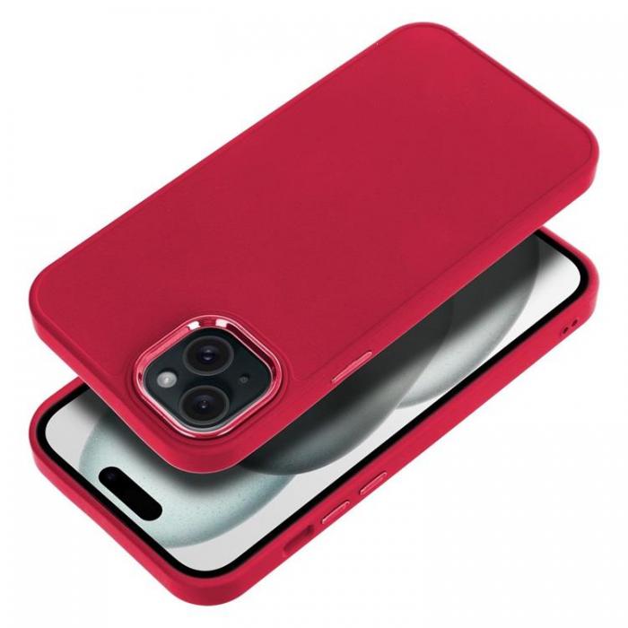 A-One Brand - iPhone 15 Plus Mobilskal Frame - Magenta