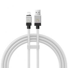 BASEUS - Baseus USB Till Lightning 1m Kabel 2.4A CoolPlay - Vit