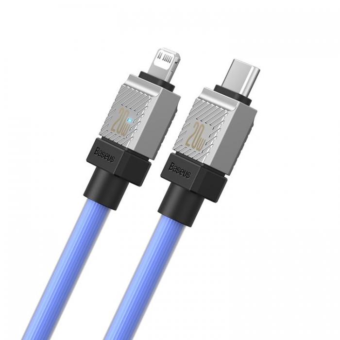 BASEUS - Baseus USB-C till Lightning kabel 20W 2m CoolPlay - Bl