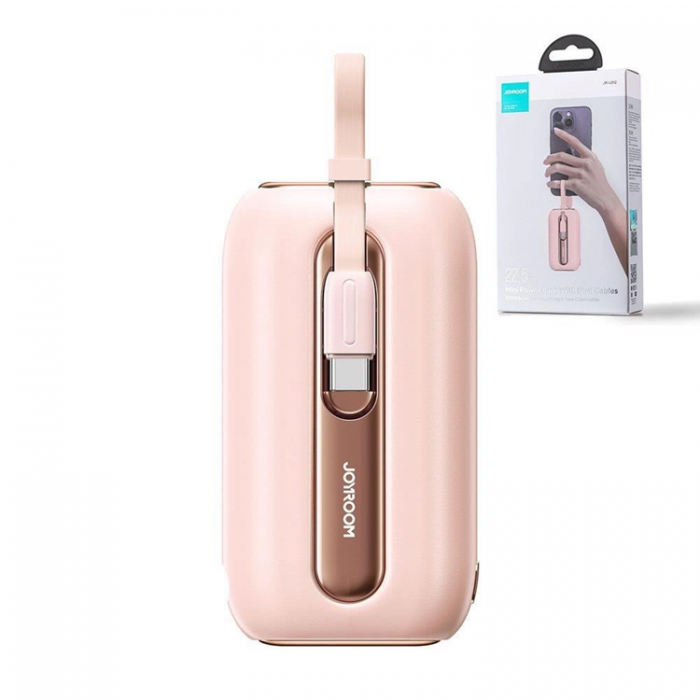 Joyroom - Joyroom Mini Powerbank 10000mAh 22.5W Colorful Series - Rosa