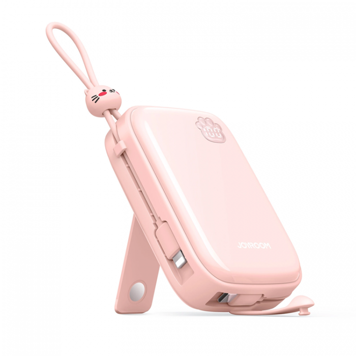 Joyroom - Joyroom Powerbank 22.5W 20000mAh + USB-C Kabel - Rosa