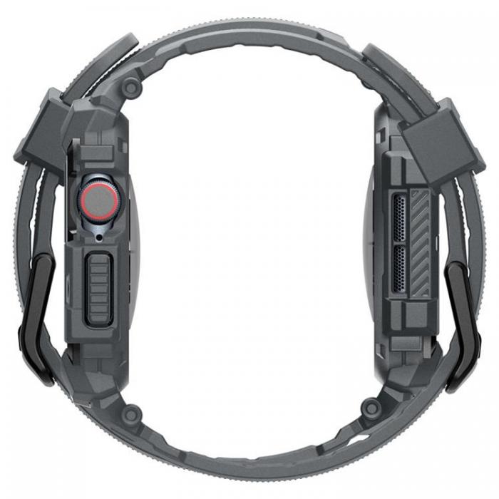 Spigen - Spigen Apple Watch 10 (46mm) Armband Rugged Armor Pro - Mrkgr