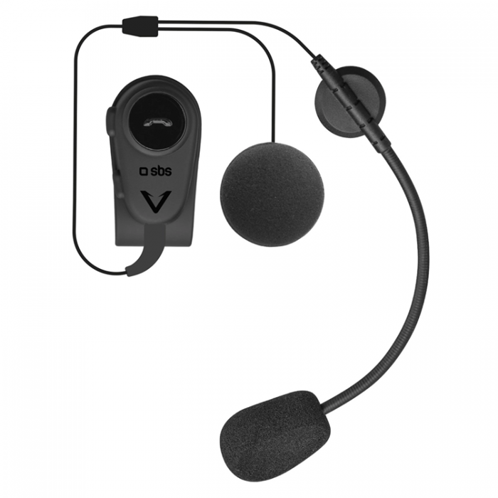 SBS - SBS Trdlst Headset fr Motorcyklister Hjlm - Svart