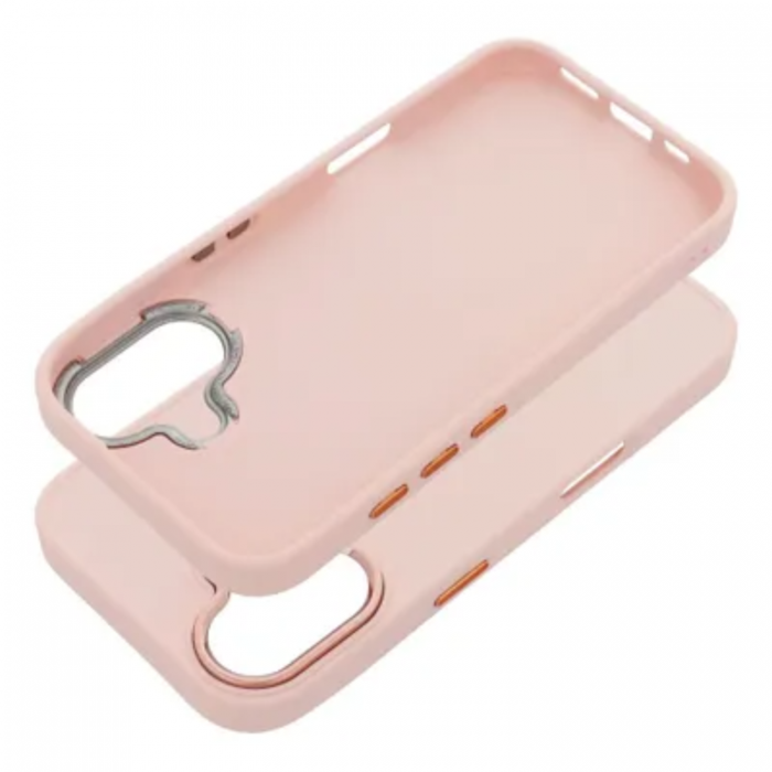 A-One Brand - iPhone 16 Plus Mobilskal Frame - Powder Rosa