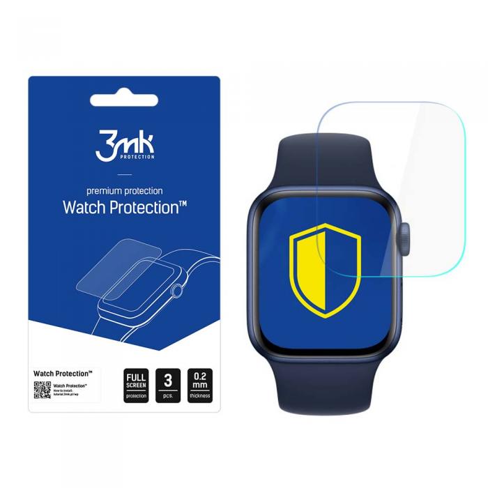 3MK - 3MK Skyddsfilm ARC till Apple Watch 7 41mm - Hllbart Skrmskydd