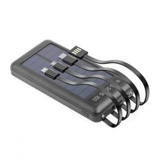 Setty - Setty Powerbank 10000 mAh Solar SLR-100 - Svart