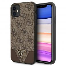 Guess - Guess iPhone 11 Hårt Fodral Triangle Brun