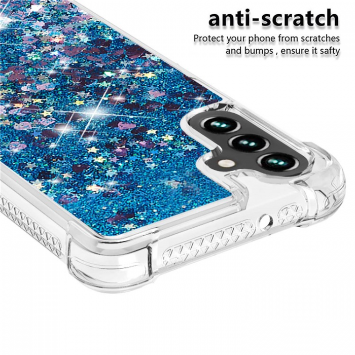 A-One Brand - Galaxy A54 5G Mobilskal YB Quicksand Glitter TPU - Bl