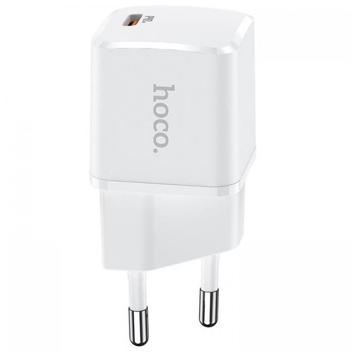 Hoco - Hoco Vggladdare Adapter USB-C - Vit