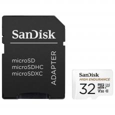 Sandisk - SANDISK Minneskort MicroSDHC 32GB För Bilkamera/Videmonitor med adapt