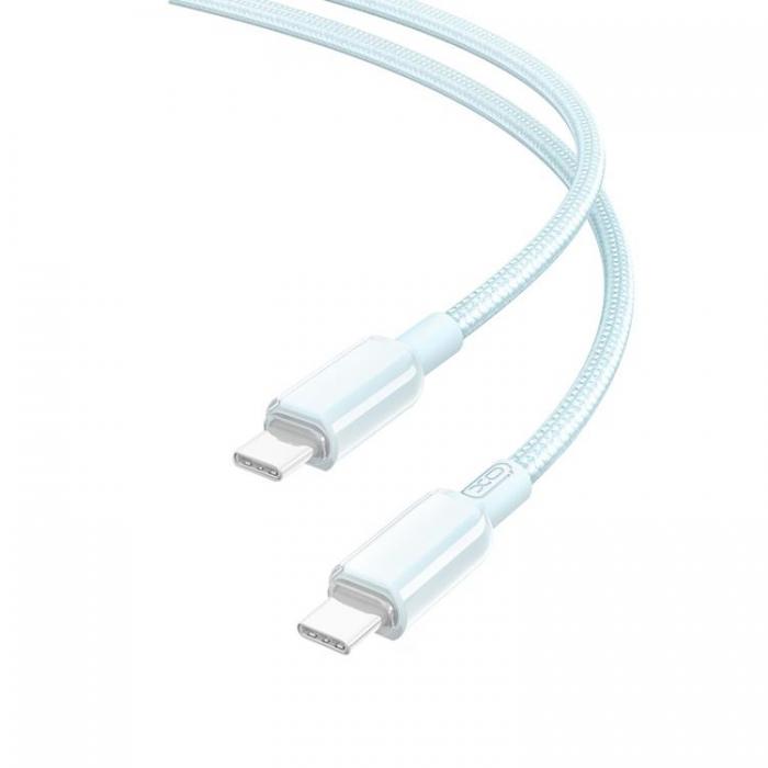 XO - XO USB-C Till USB-C 60W 0.35m Kabel PD NB-Q250B - Bl