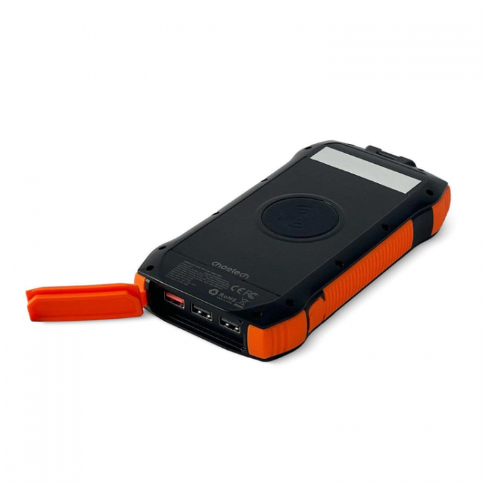 Joyroom - Choetech Solar induction Powerbank 10000mAh Qi 5W - Orange