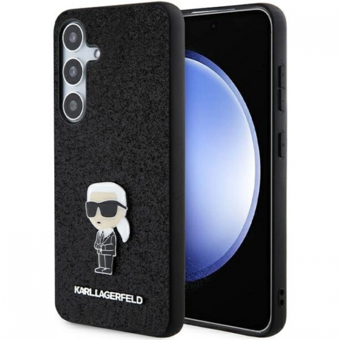 KARL LAGERFELD - KARL LAGERFELD Galaxy S24 Plus Mobilskal Fixed Glitter Ikonik