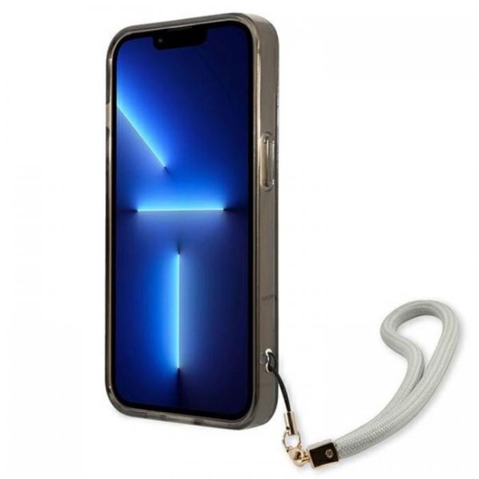 Guess - Guess iPhone 13 mini Skal Translucent Stap - Svart