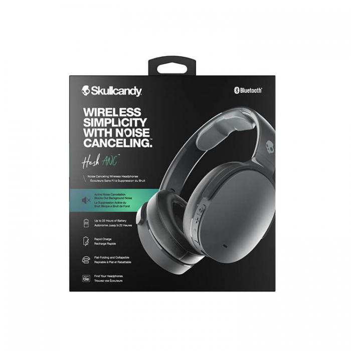 Skullcandy - SKULLCANDY Hrlurar Over-Ear Trdls Hesh ANC - Svart