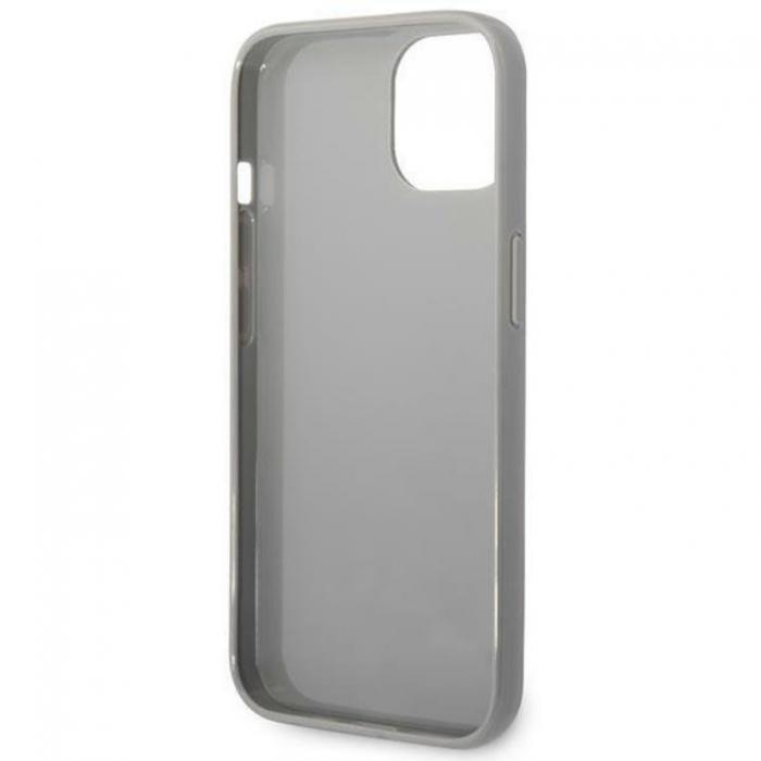 KARL LAGERFELD - Karl Lagerfeld iPhone 14 Plus Skal Monogram Iridescent - Silver