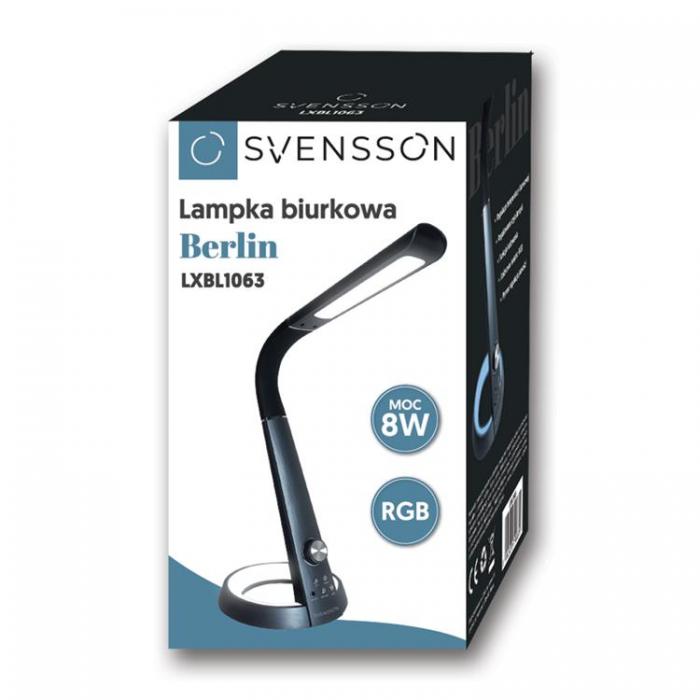 Svensson - Svensson Skrivbordslampa 8W 450lm BERLIN - Svart