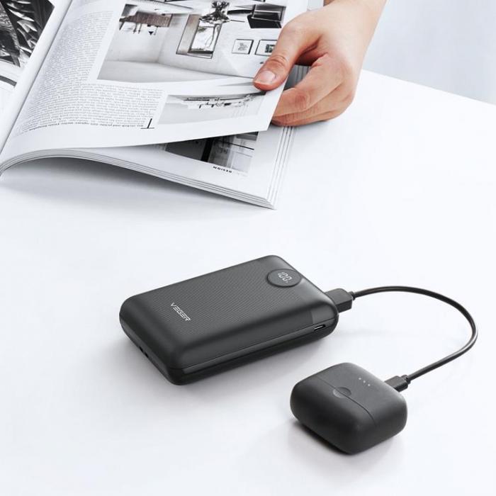 Veger - VEGER Powerbank 20000 mAh PD QC 3.0 2A 22.5W S20 - Svart