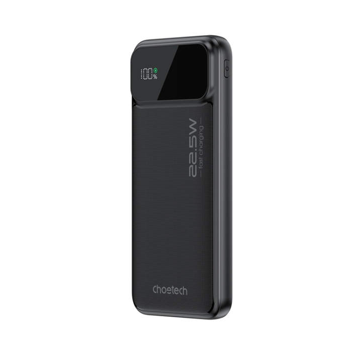 Choetech - Choetech Powerbank 10000mAh 22.5W PD USB-C, USB-A - Svart