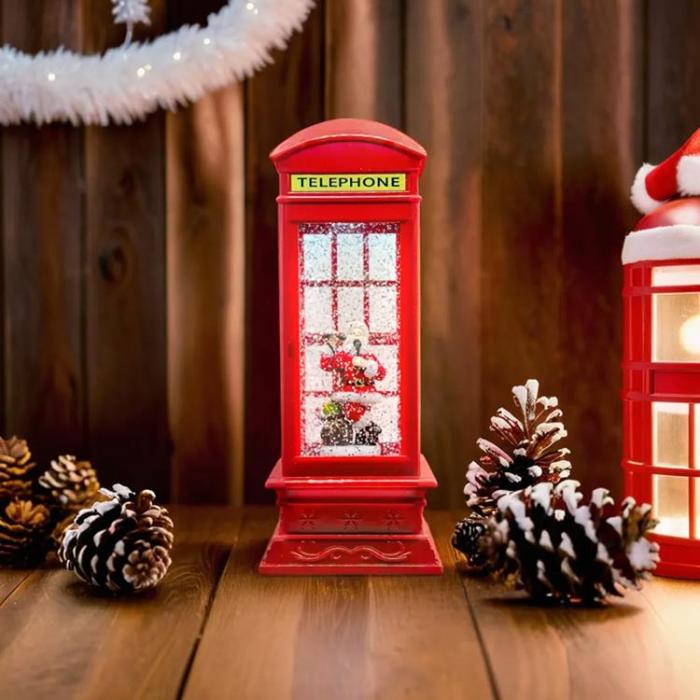 Forever Light - Forever Light Christmas Snow Globe Lykta PHONE BOX FLX-2