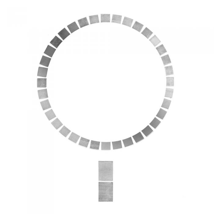 A-One Brand - Universell rund platt magnetring kompatibel med MagSafe