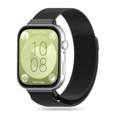 Tech-Protect - Tech-Protect Huawei Watch Fit 3 Armband Milaneseband - Svart