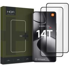 Hofi - Hofi Xiaomi 14T/14T Pro Härdat glas Skärmskydd Pro Plus - Svart