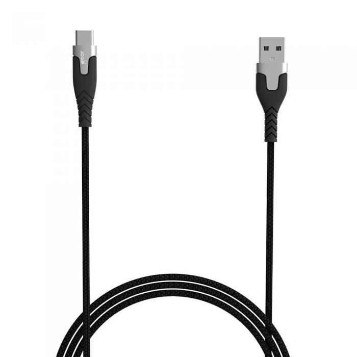 GEAR - GEAR LaddPRO USB-C till USB-A kabel 2.0 1.5m Svart