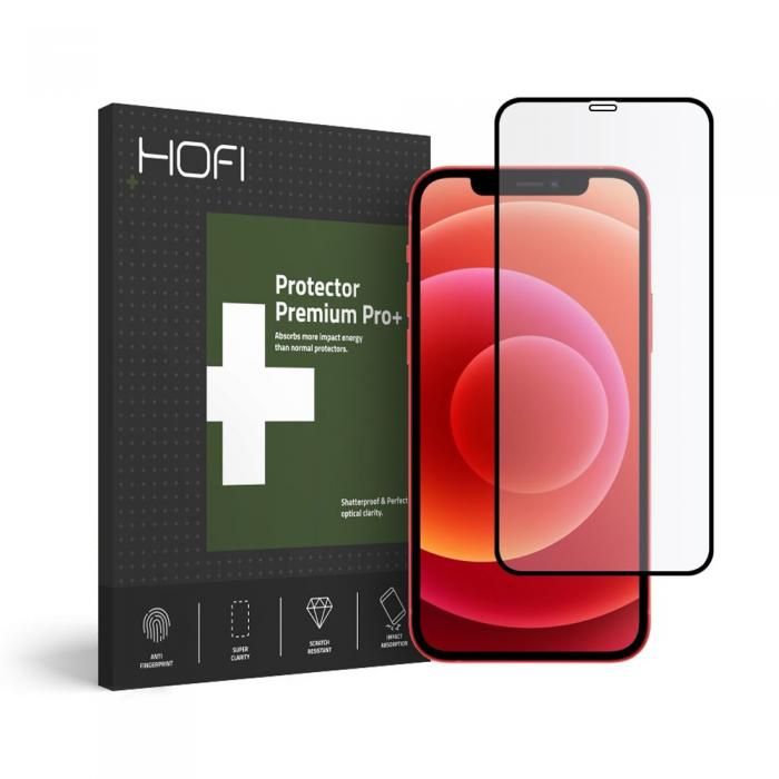 Hofi - HOFI Full Pro Hrdat glas iPhone 12 Mini - Svart